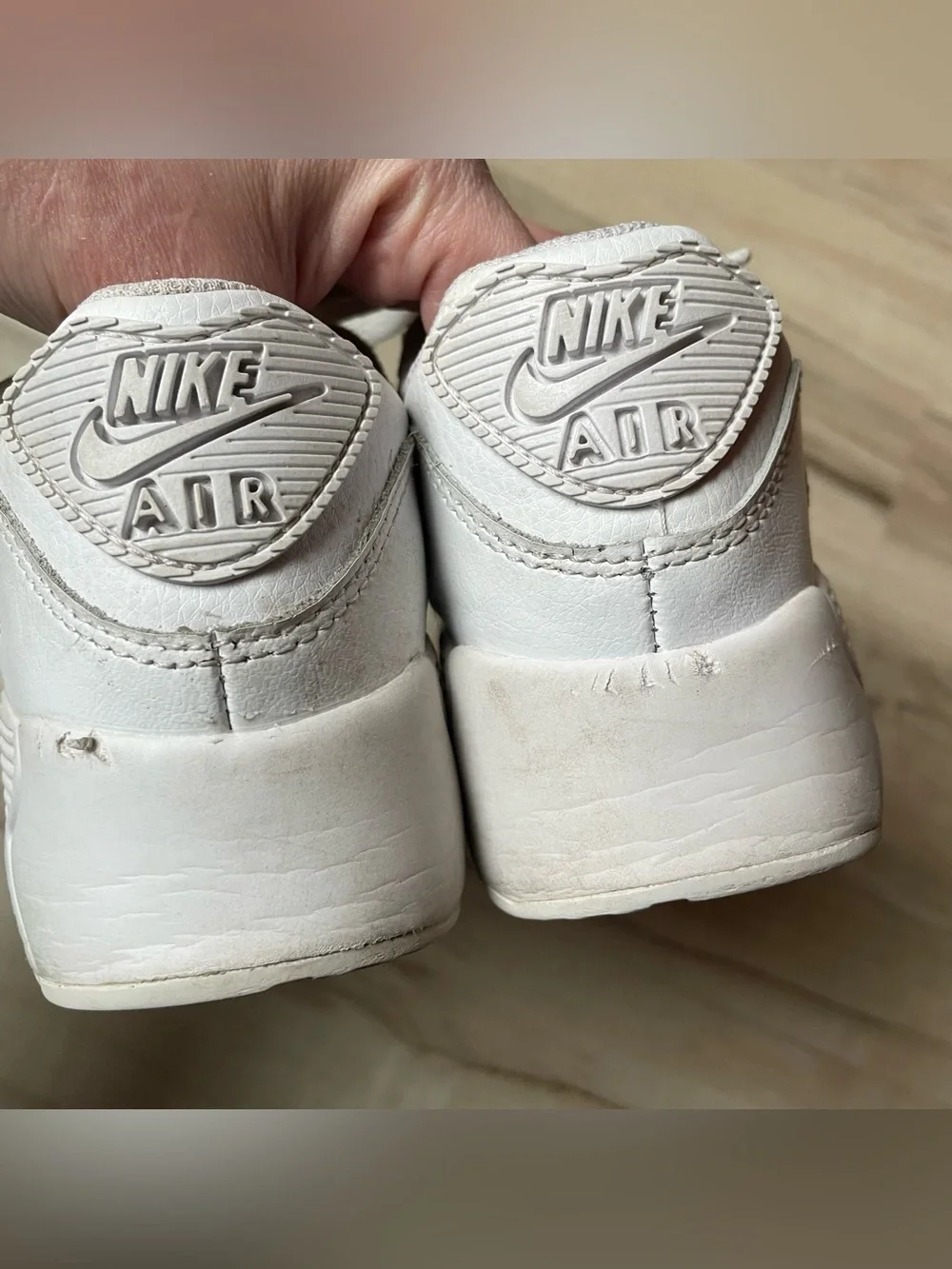 Nike White Air Max Leather Sneakers children’s size 1.5 Y